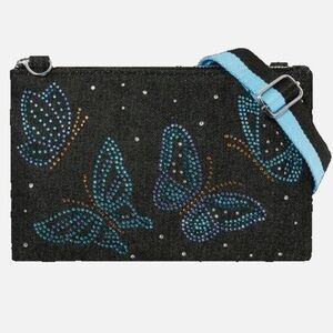 Brighton Sparkle Butterfly Crossbody NWT